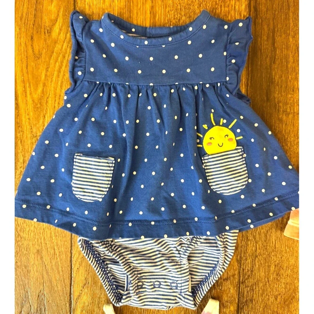 Baby Girl Clothes Lot 3 Months Dresses Rompers Summer Outfits Bundle Bird‎ Sun